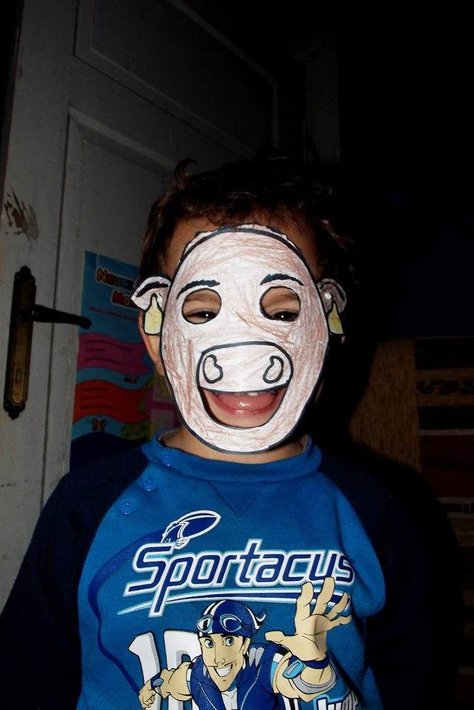 Maski zwierzęta halloween