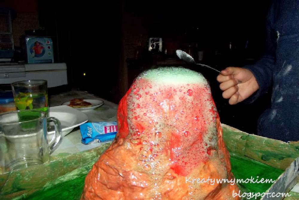 wulkan ciecz nienewtonowska