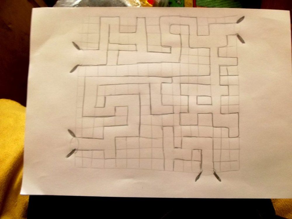 jak narysować labirynt