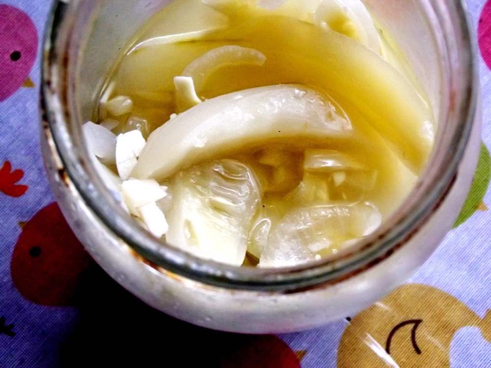 ogórki a la pikle z czosnkiem