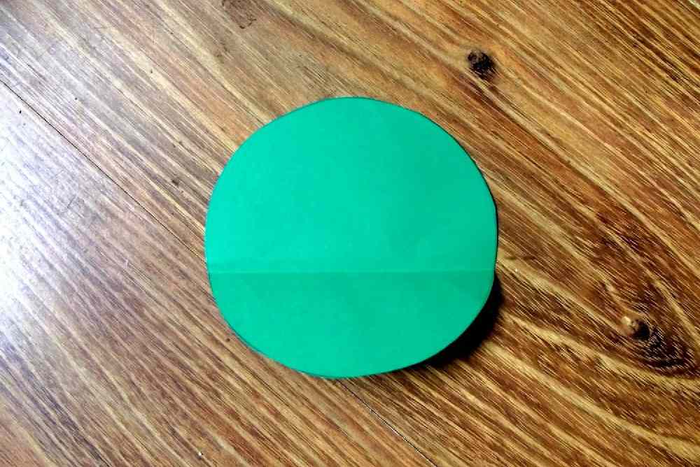 żółw origami z kółek