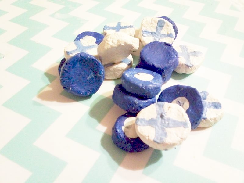 Pionki do gier z masy papierowej