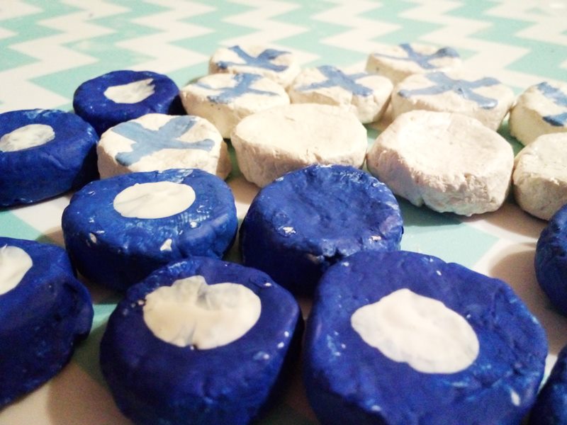 Pionki do gier z masy papierowej