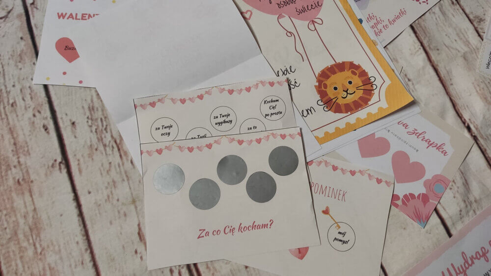 zdrapki walentynkowe