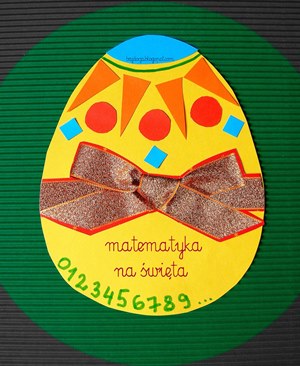 matematyka na święta ułamki na pisankach