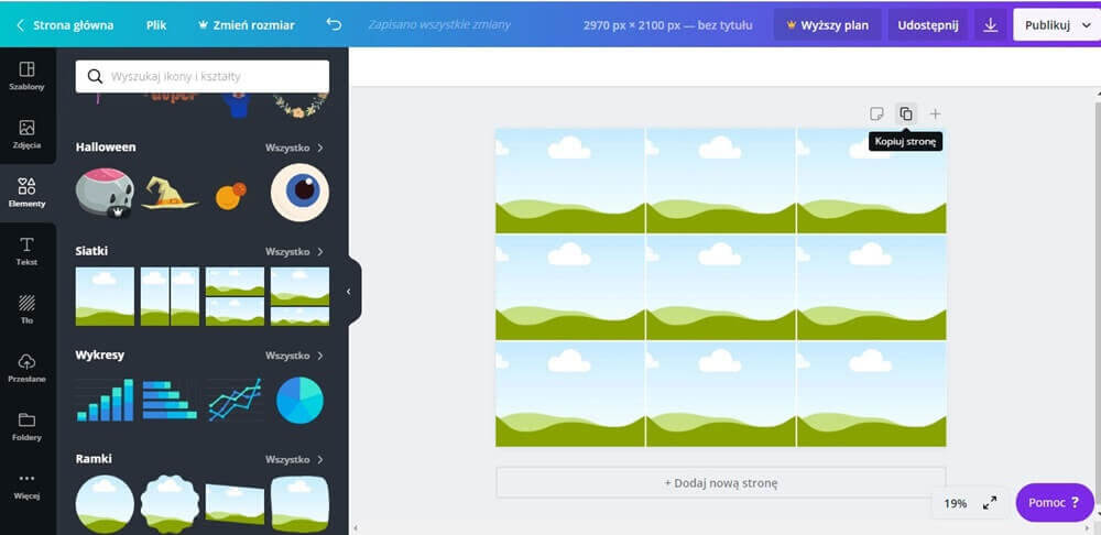 jak zrobić fiszki w canvie?