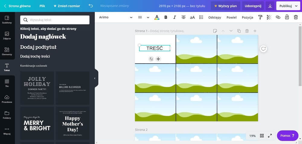 jak zrobić fiszki w canvie?
