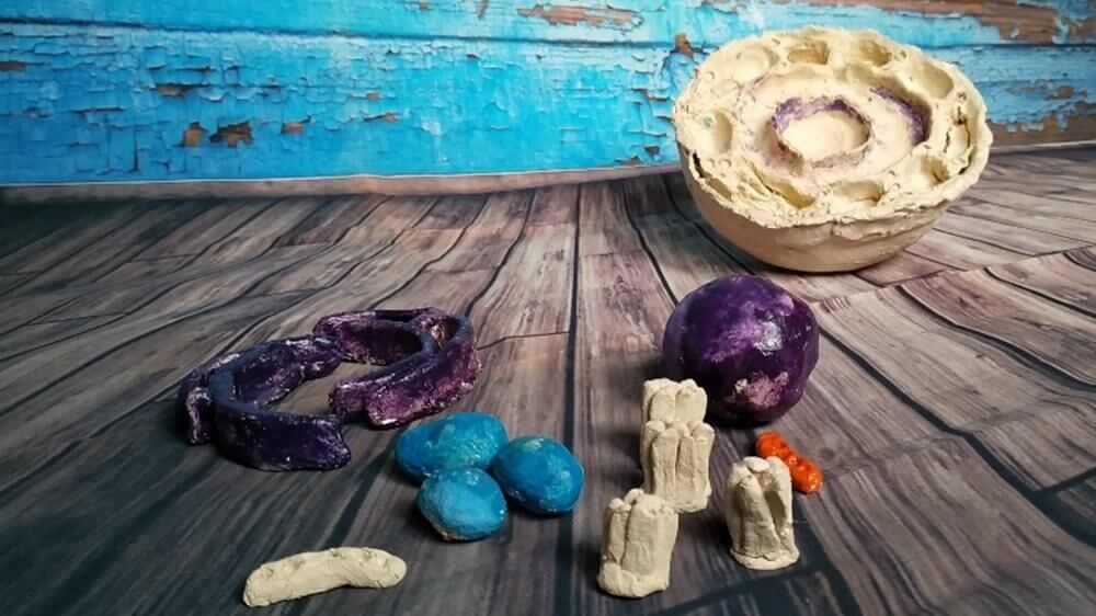 komórka zwierzęca z masy papierowej