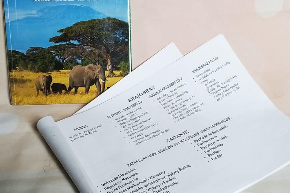 pasma rzeźby terenu w Polsce