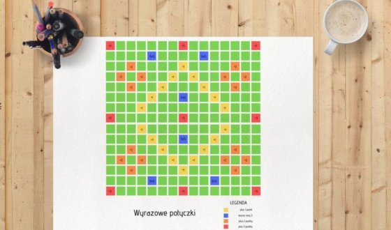 wyrazowe potyczki, gra planszowa, gra diy