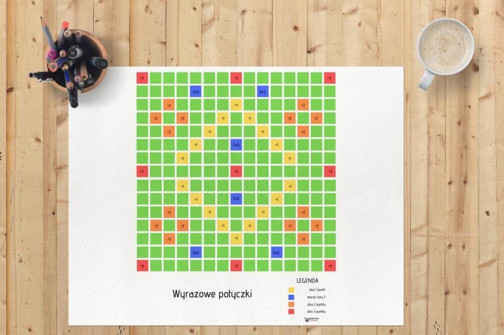 wyrazowe potyczki, gra planszowa, gra diy