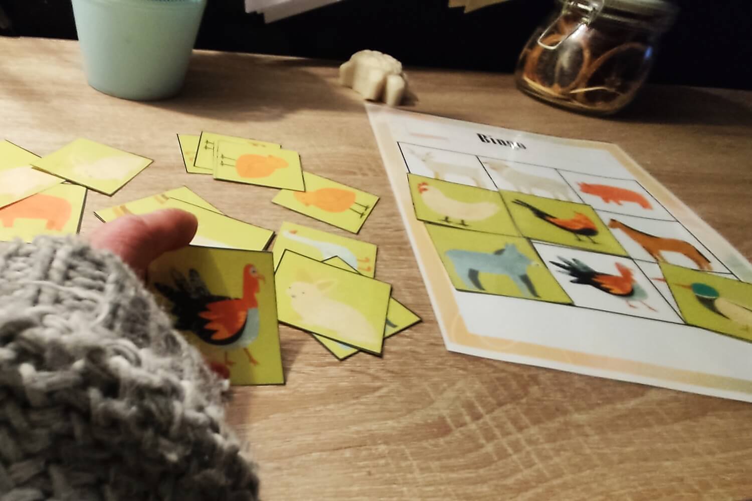 bingo ze zwierzętami gospodarskimi