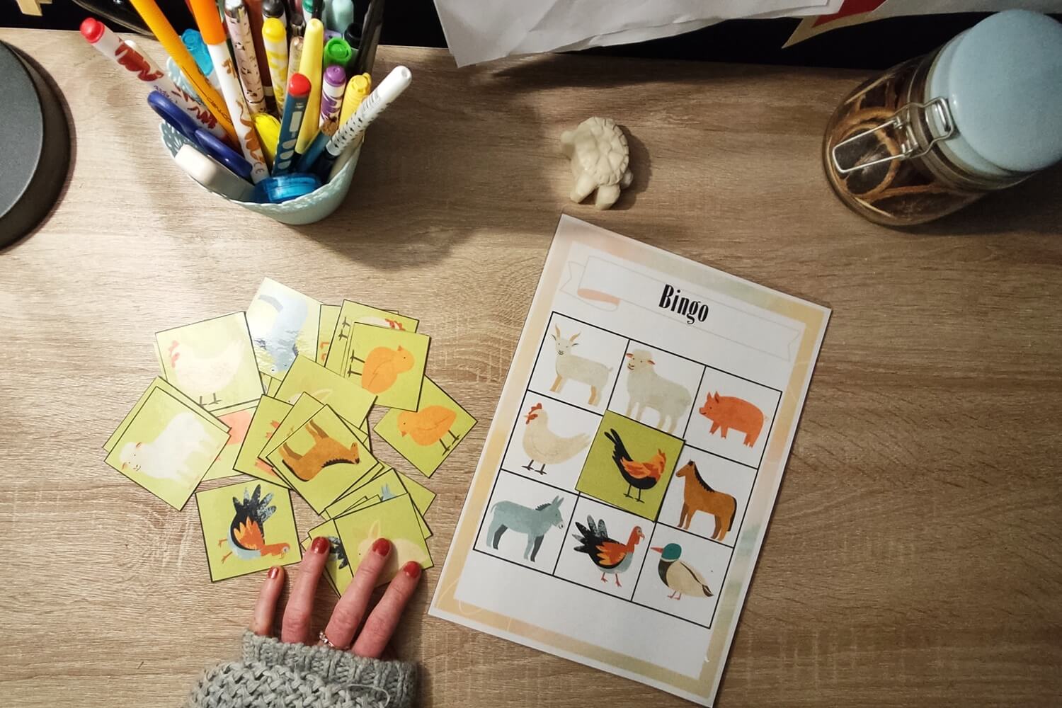 bingo ze zwierzętami gospodarskimi