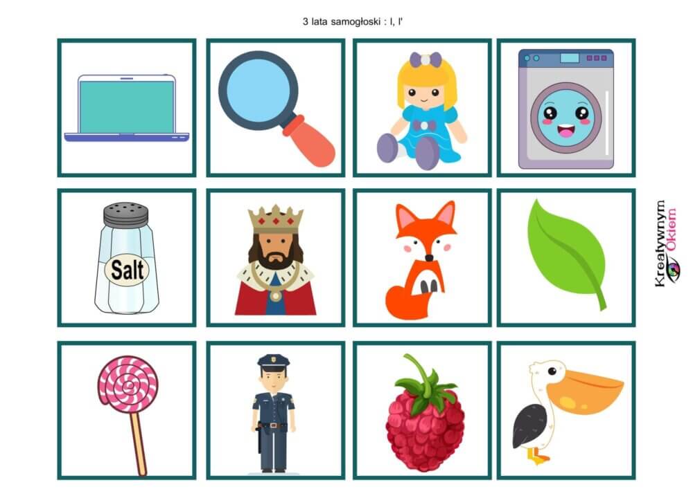 karty logopedyczne rozwój mowy
