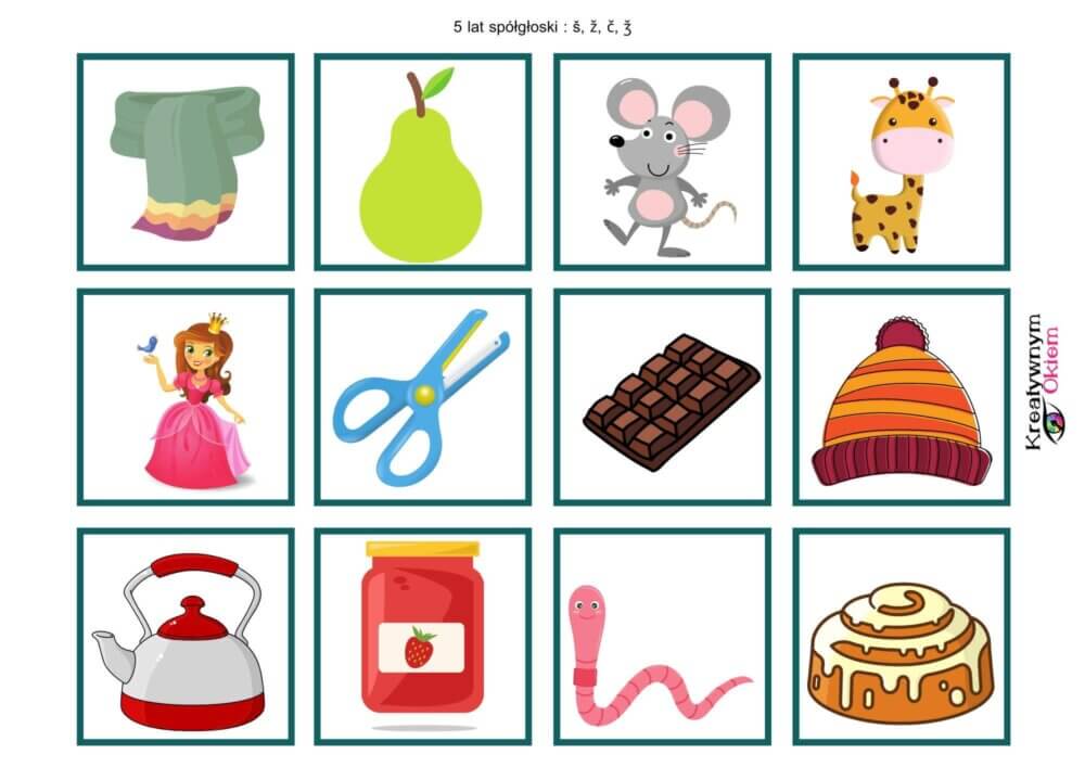karty logopedyczne rozwój mowy